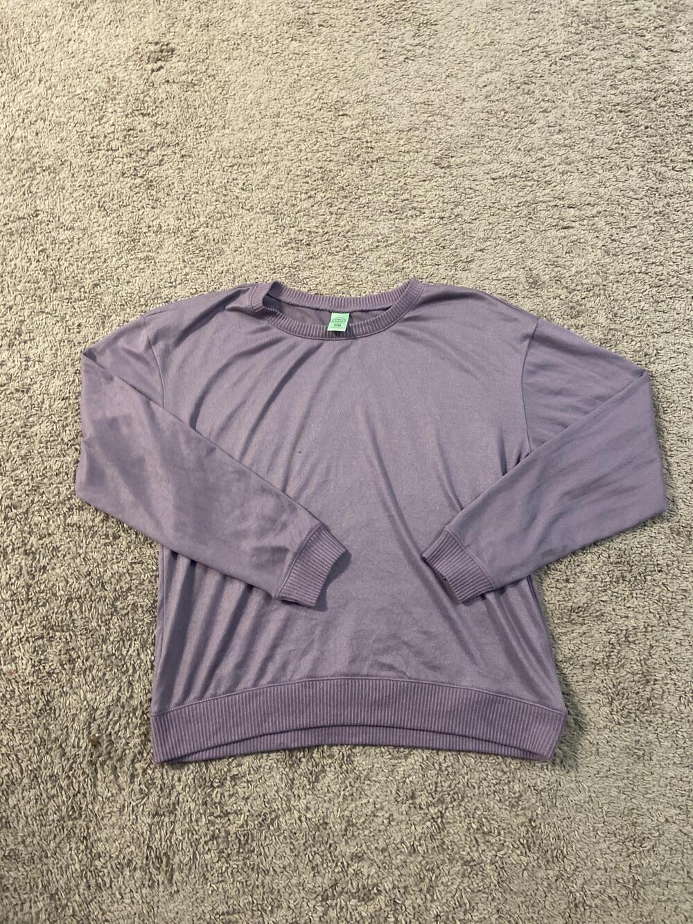 Honeydew Pajama Top Womens XL Purple Modal Jersey Long Sleeve Lightweight Lounge